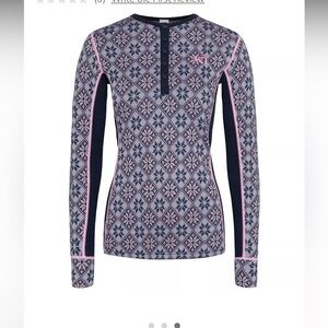 KARI TRAA -Women's Rose Long Sleeve Top size large